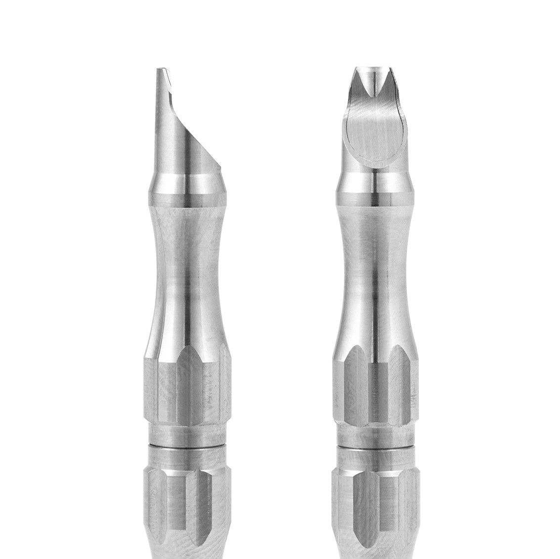 Manche universel en acier inoxydable pour les micro-lames Tecniwork taille 0-0,5-1