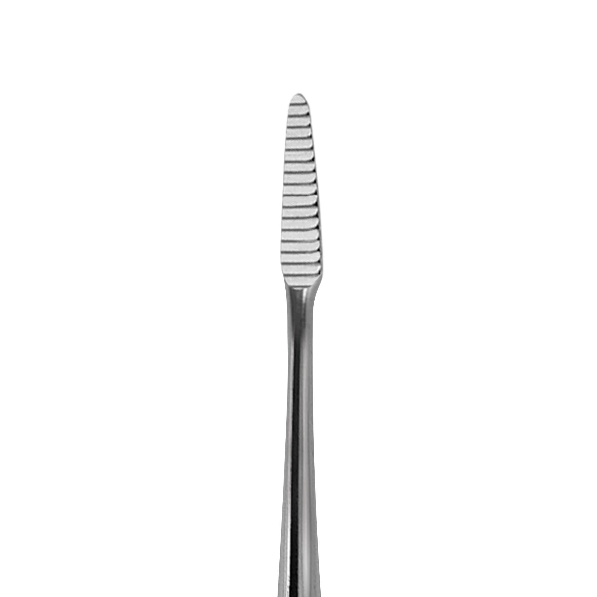 Raspador profesional de acero inoxidable con microlima