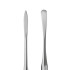 Curette professionnelle en acier inoxydable avec double spatule