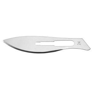 Lame bisturi professionali singole sterili e monouso Paramount misura 24 100 pz