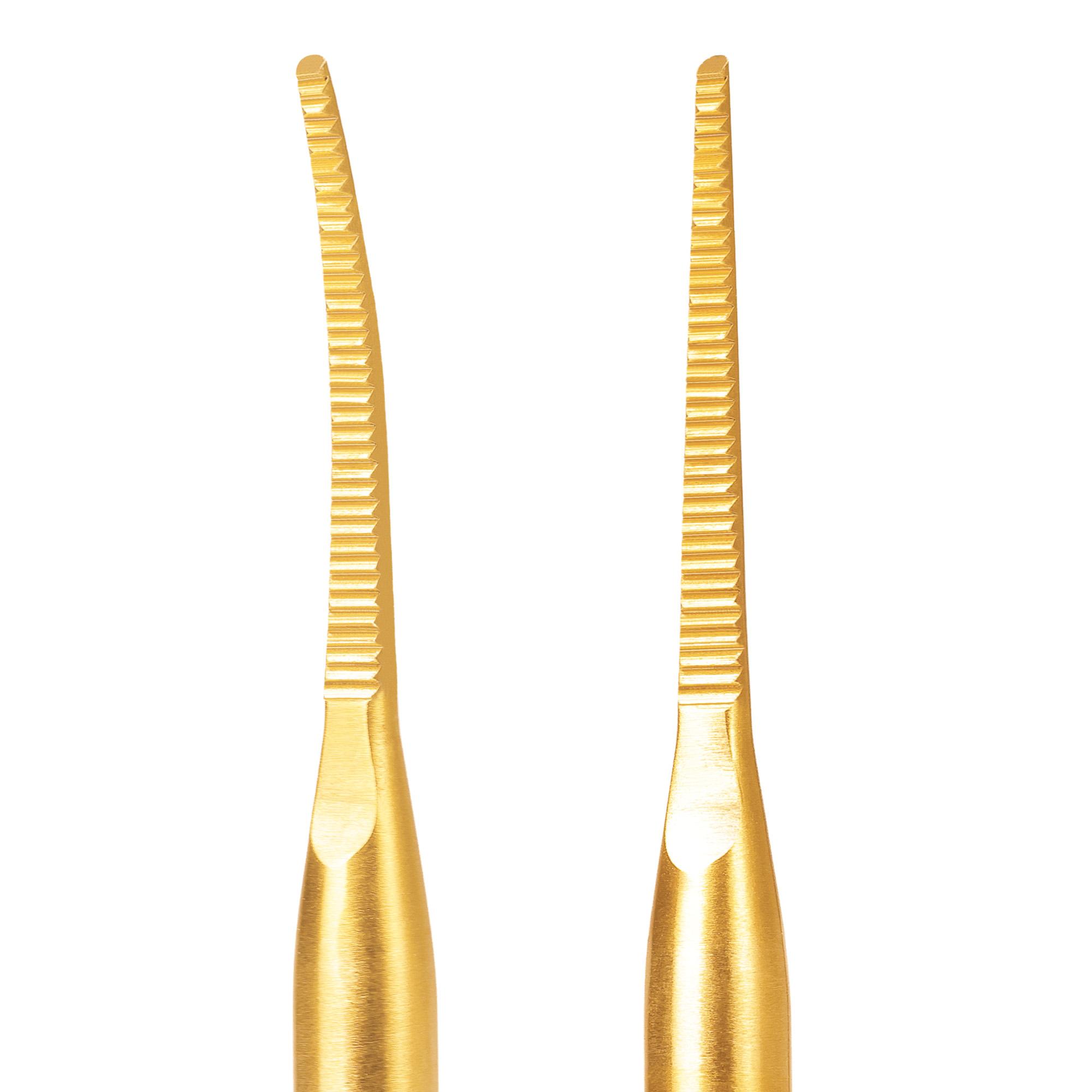 Raschino profesional Gold de doble punta con microlima fina