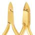 Professionelle Nagelhautzange Satin Gold Schnitt 7 mm
