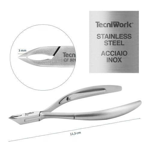 quarter dentist nationalism Tronchese professionale per cuticole Taglio 3 mm | Tecniwork.it