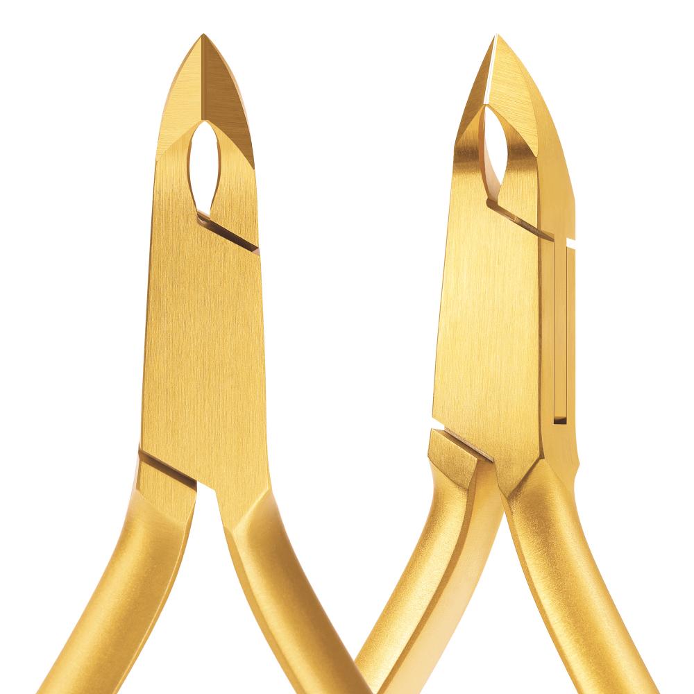 Gold Professional cuticle nippers jaw 5 mm