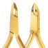 Gold Professional cuticle nippers jaw 5 mm