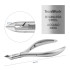 Professional cuticle nippers Cut 6.5 mm