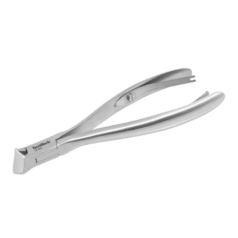 Pince à ongles professionnelle 1/4 mors emoussés bec 14 mm