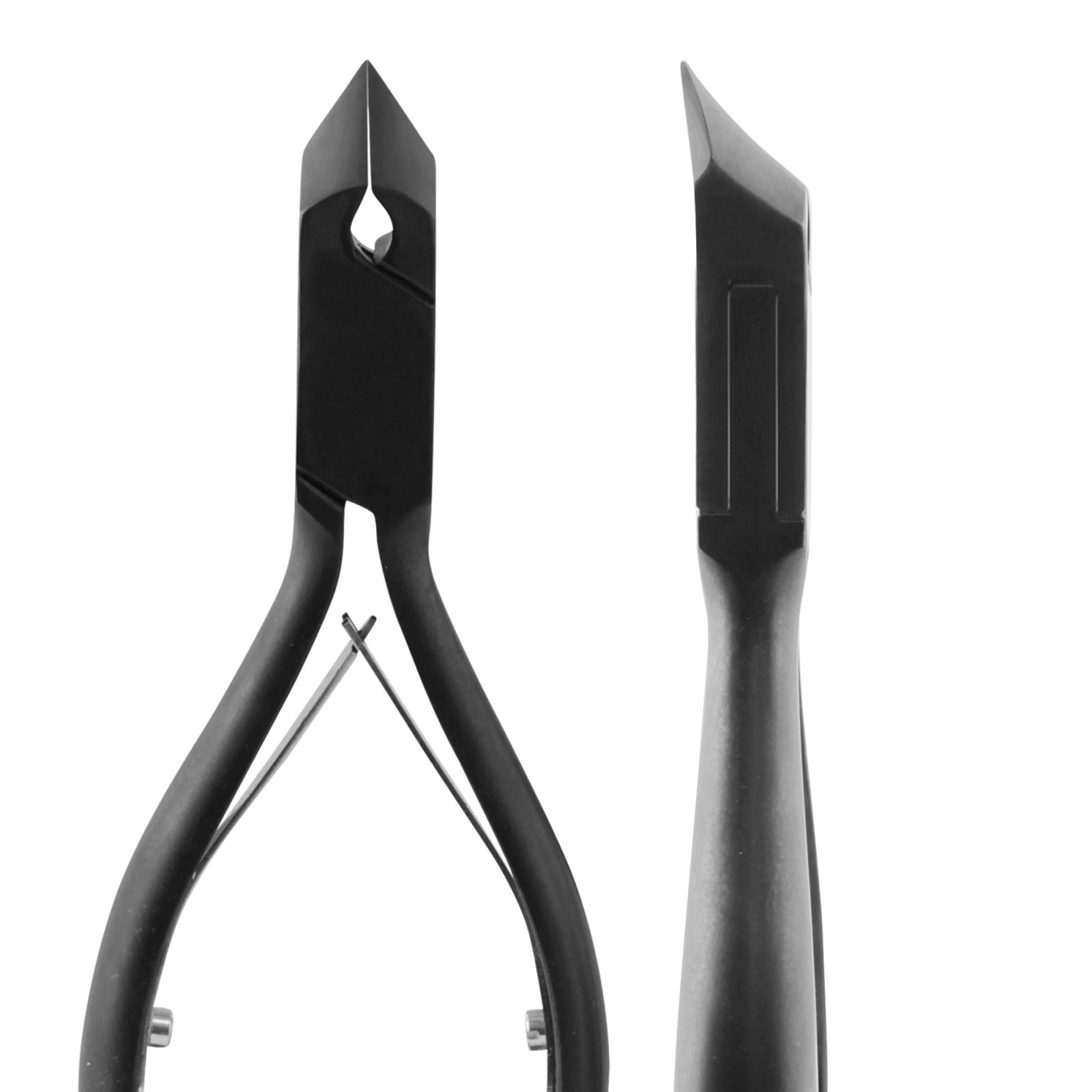 Pince à ongles professionnelle 1/4 en titane bec 15 mm