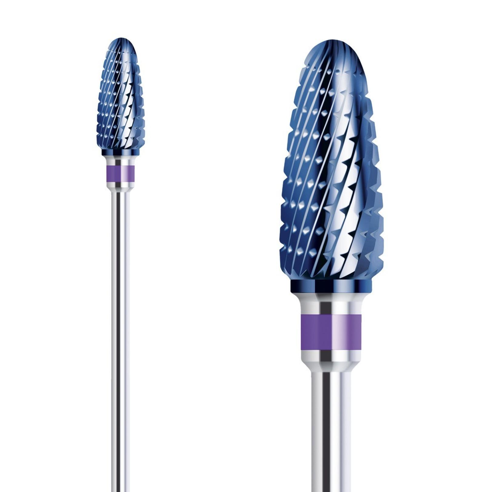 Fresa profesional de carbono premium con corte espiral fino de 6,0 mm, 1 unidad