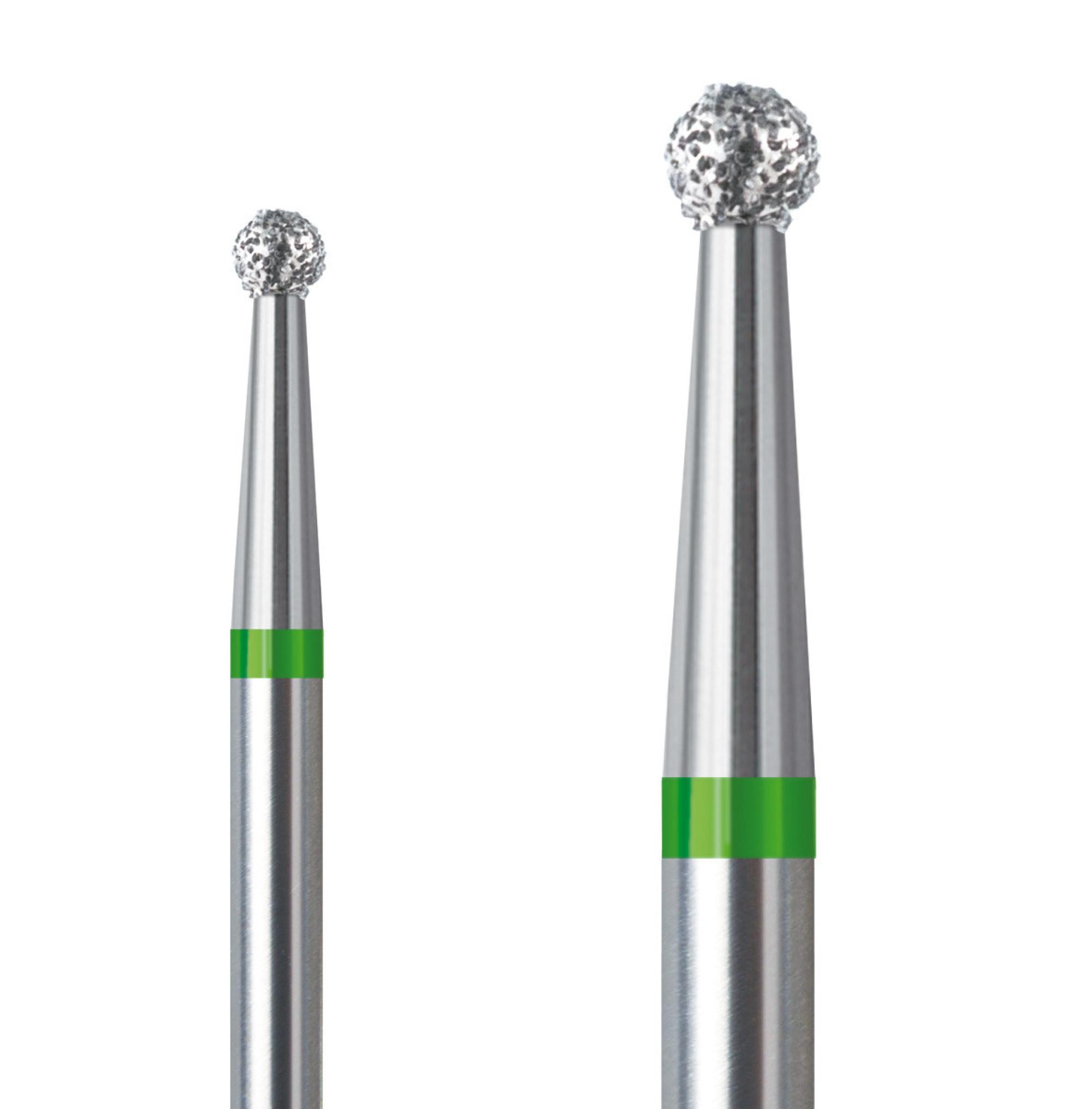 Fraise diamantée professionnelle pour turbine, 1,4 mm, lot de 5 pièces