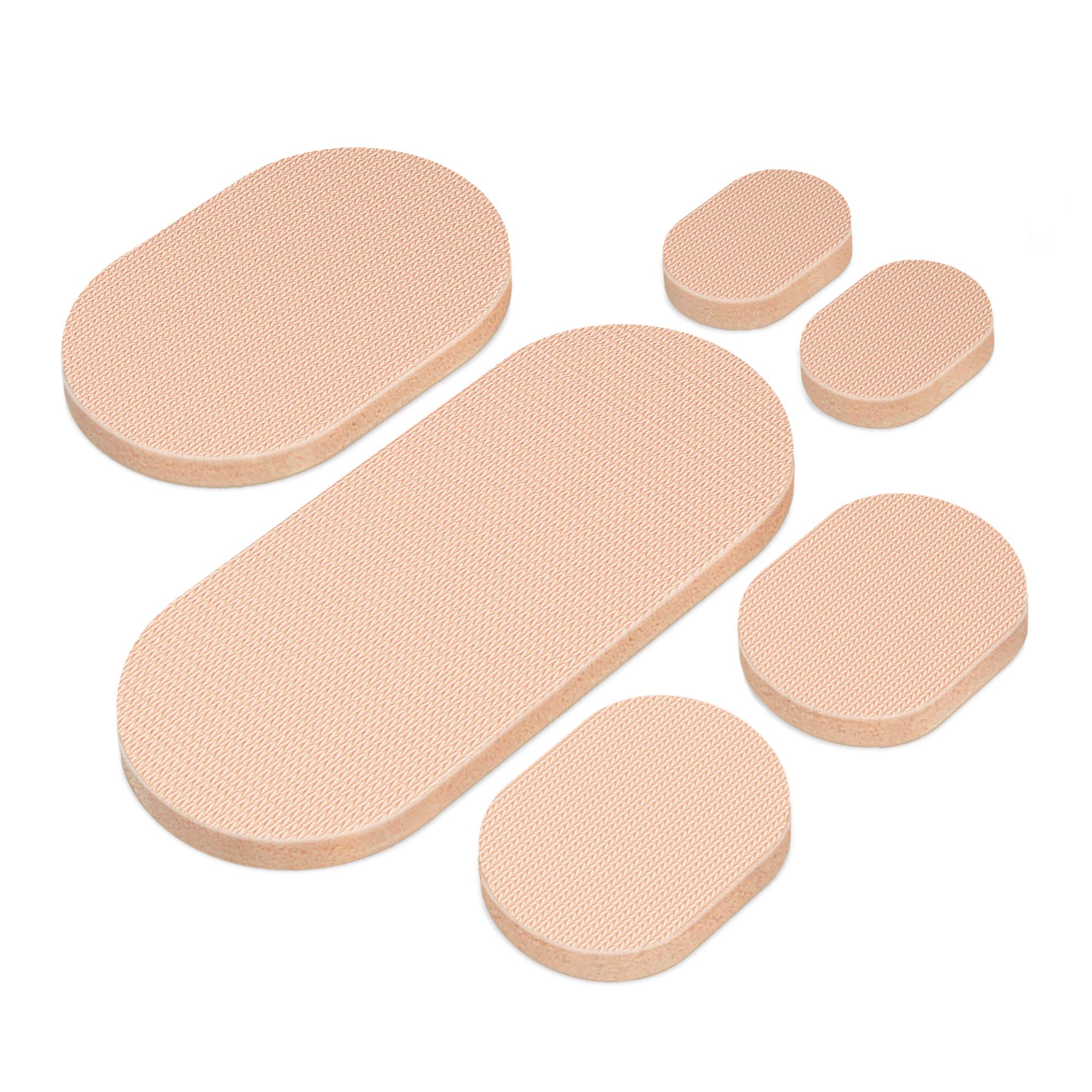 Pflaster-Set zur Vorbeugung von Blasen an den Füßen, 6 Stück