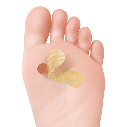 Pansements anti-verrues pour les mains et les pieds avec 40% d