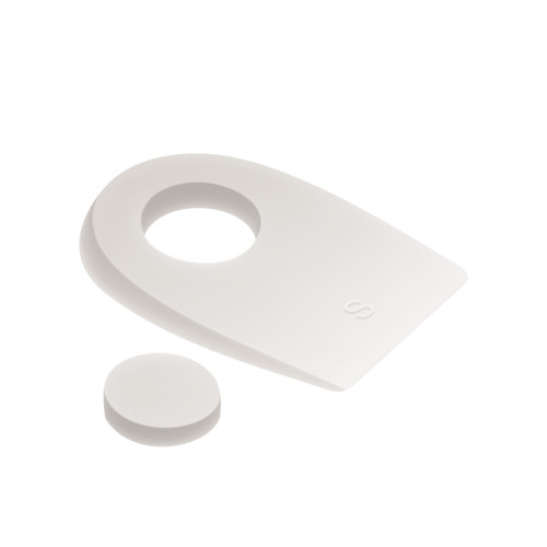 Talloniere in silicone con cuscinetto centrale removibile misura Small 1 paio