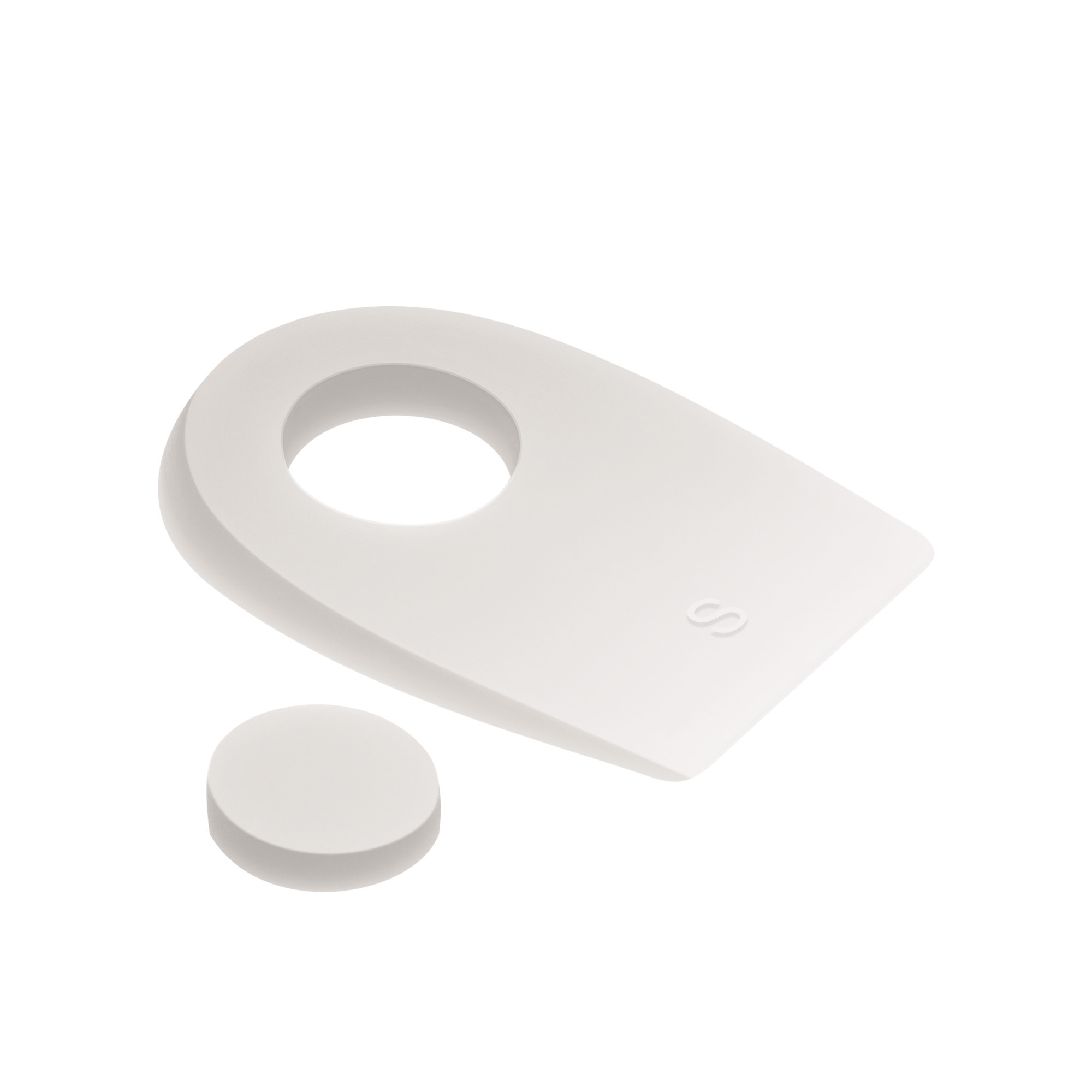 Talloniere in silicone con cuscinetto centrale removibile misura Small 1 paio