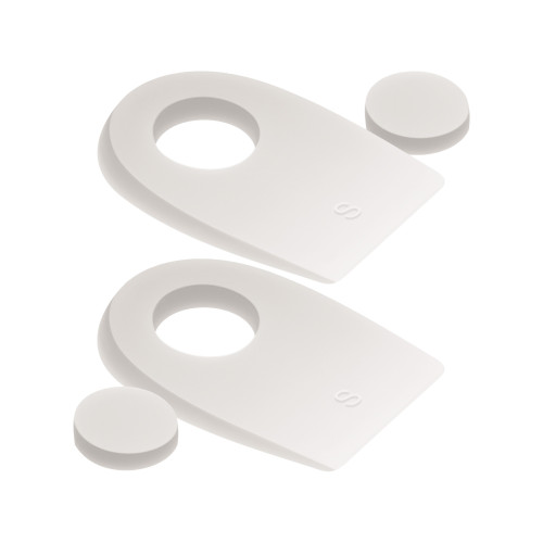 Talloniere in silicone con cuscinetto centrale removibile misura Small 1 paio