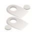 Talloniere in silicone con cuscinetto centrale removibile misura Small 1 paio