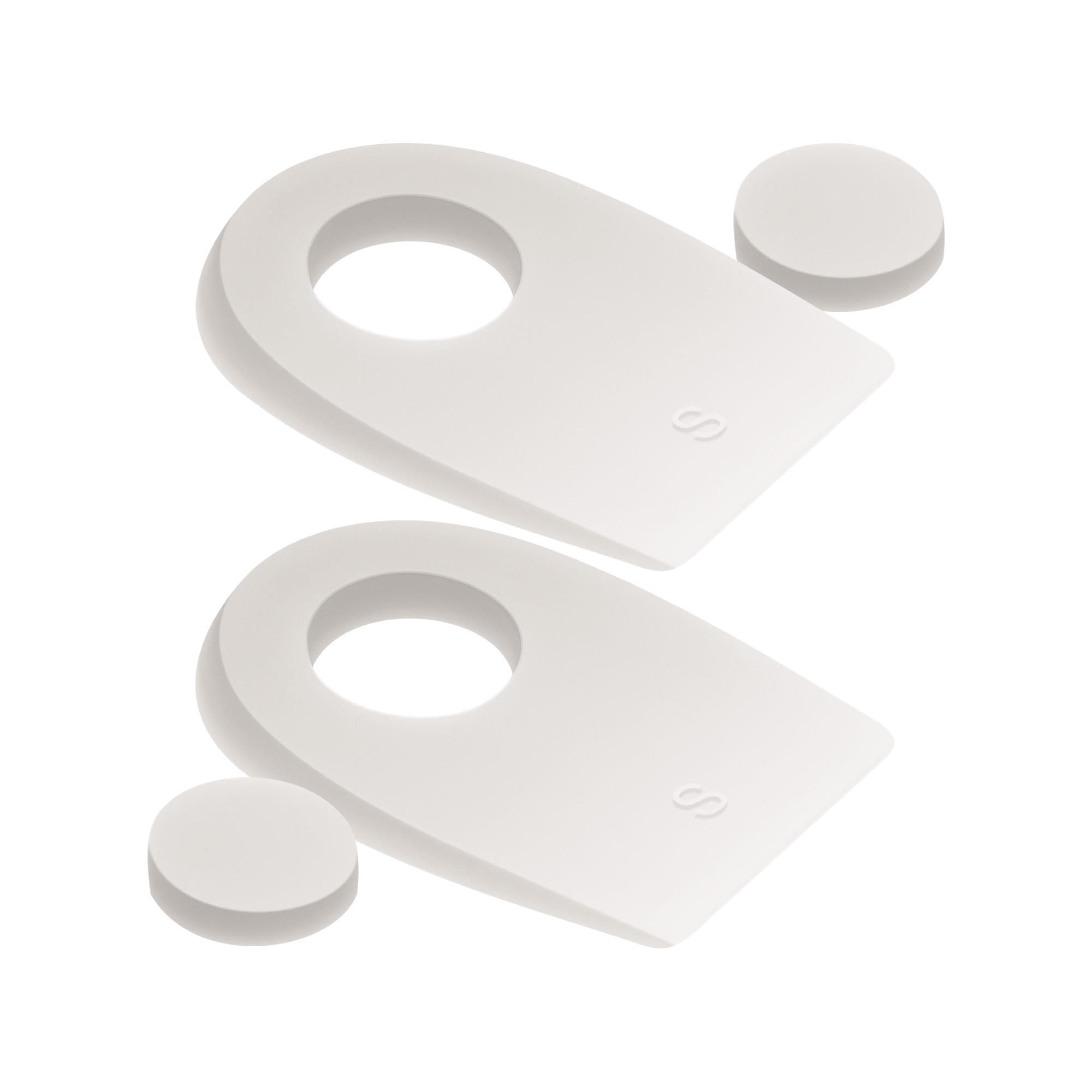Talloniere in silicone con cuscinetto centrale removibile misura Small 1 paio