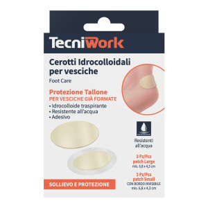 Hydrocolloid-Pflaster gegen Blasen 6 Stk.
