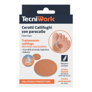 Cerotti callifughi per duroni dei piedi con paracallo e 40% di Acido Salicilico 4 pz