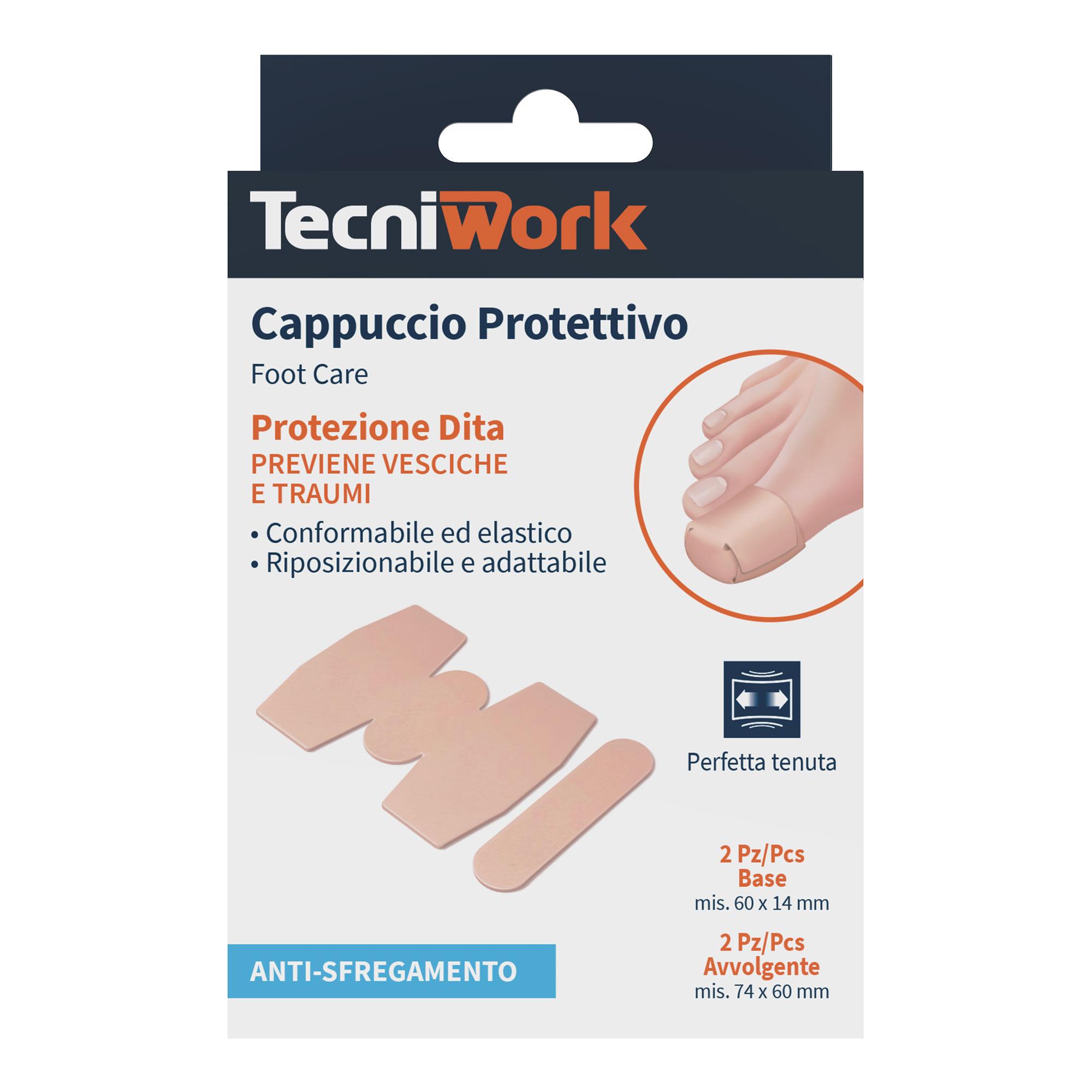 Capuchón protector para dedos, previene traumatismos y ampollas, 4 unidades