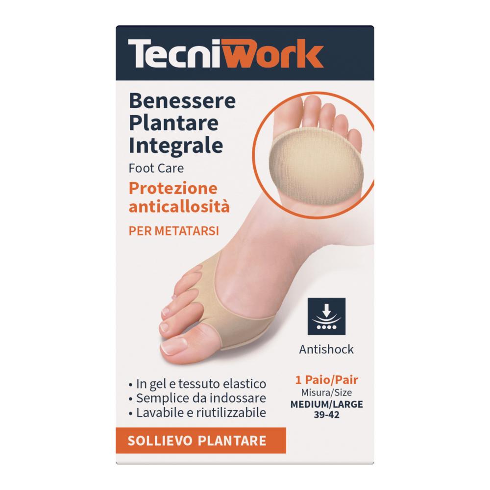 Plantillas para el bienestar plantar en tejido y gel, talla M/L
