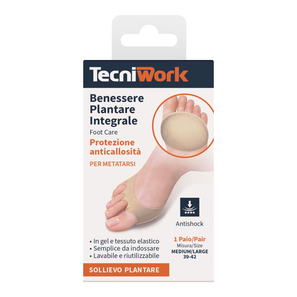 Plantillas para el bienestar plantar en tejido y gel, talla M/L