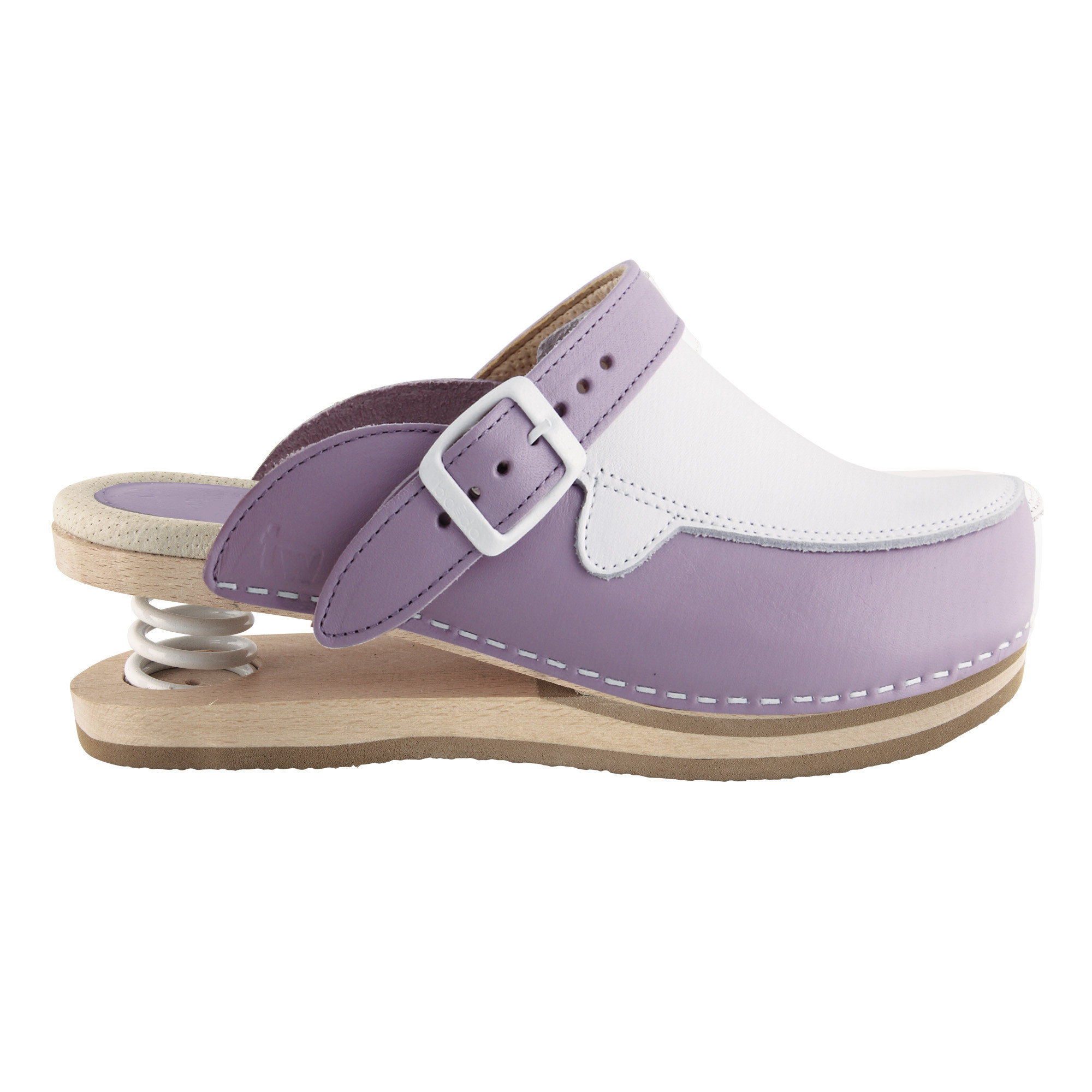 Relax clogs with lilac springs Size 35