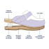 Relax clogs closed with lilac spring Size 36
