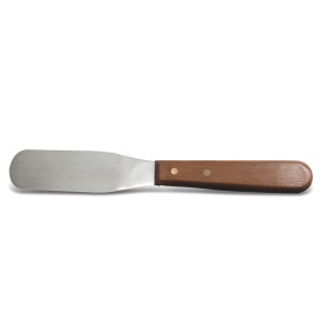 Spatel f.silikon 21,5cm stahl/holz