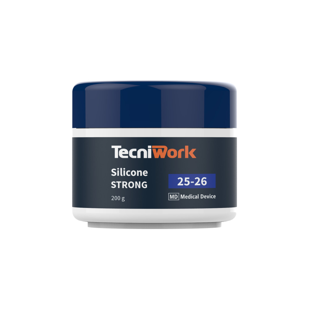 Strong Abformmasse aus Silikon Shore A 25/26 200 g