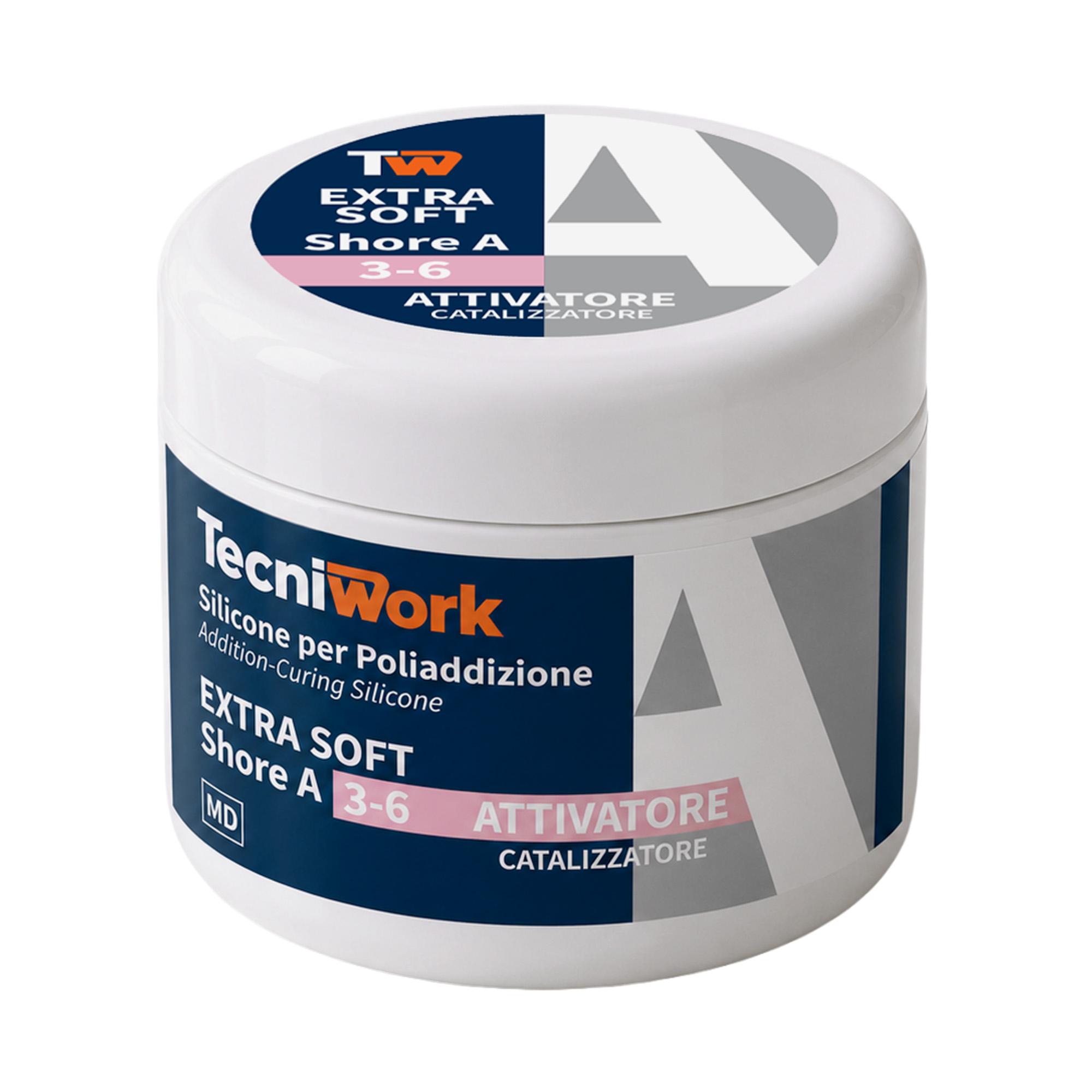 Silicone per Poliaddizione Extra Soft Shore A 3-6 500 g