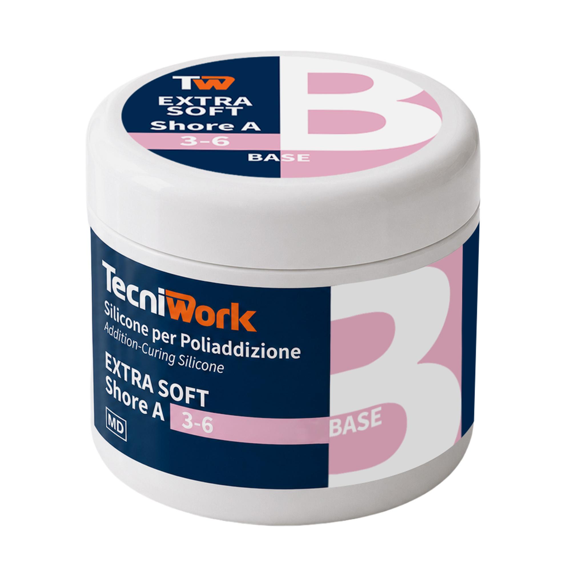 Silicone per Poliaddizione Extra Soft Shore A 3-6 500 g