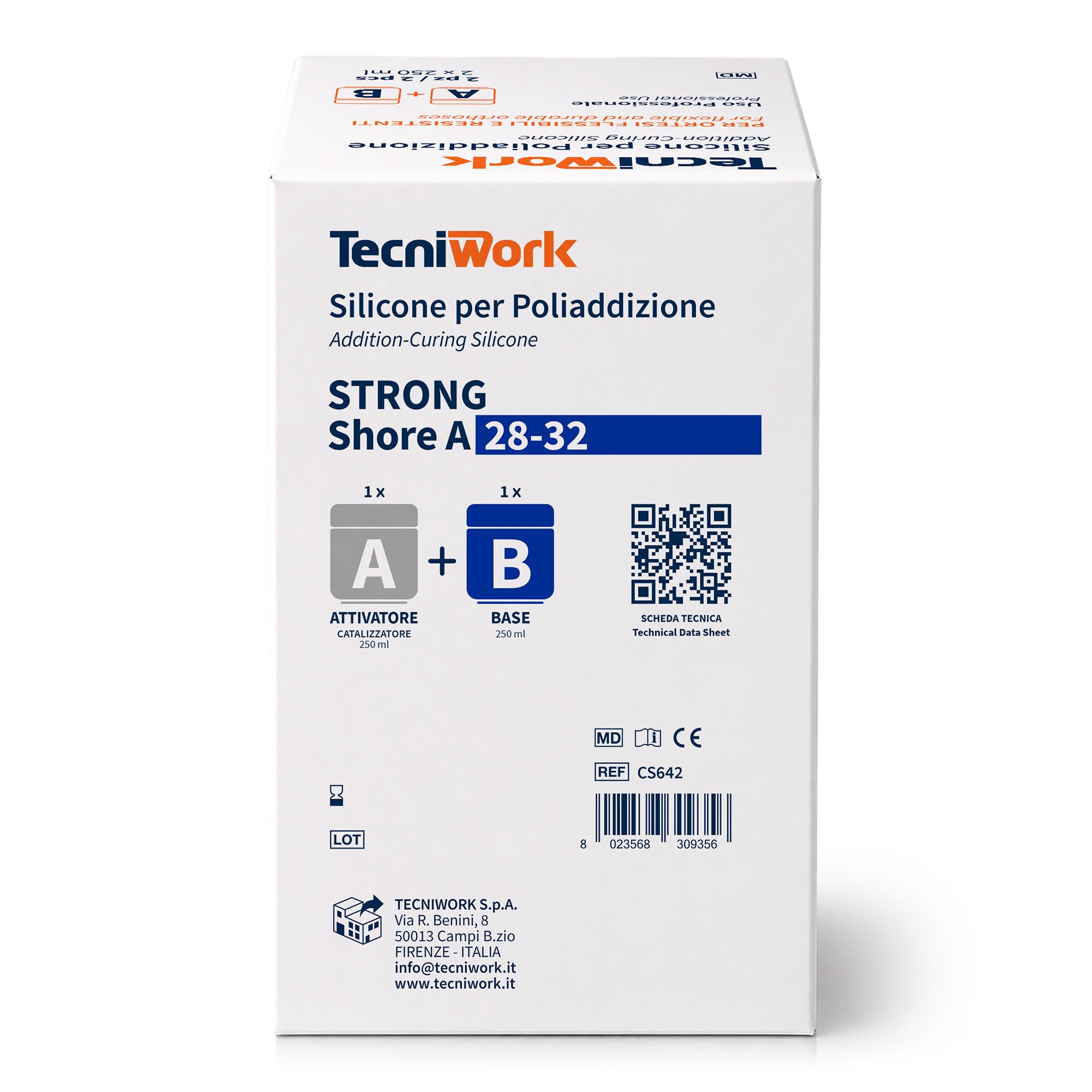 Silicone per Poliaddizione Strong Shore A 28-32 500 g