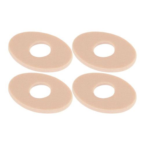 Protège-cors grands ovals avec trou central en latex 4 pc