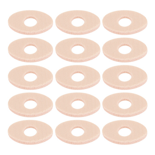 Petits protège-cors ovales avec trou central en latex 99 pcs