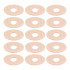Petits protège-cors ovales avec trou central en latex 99 pcs