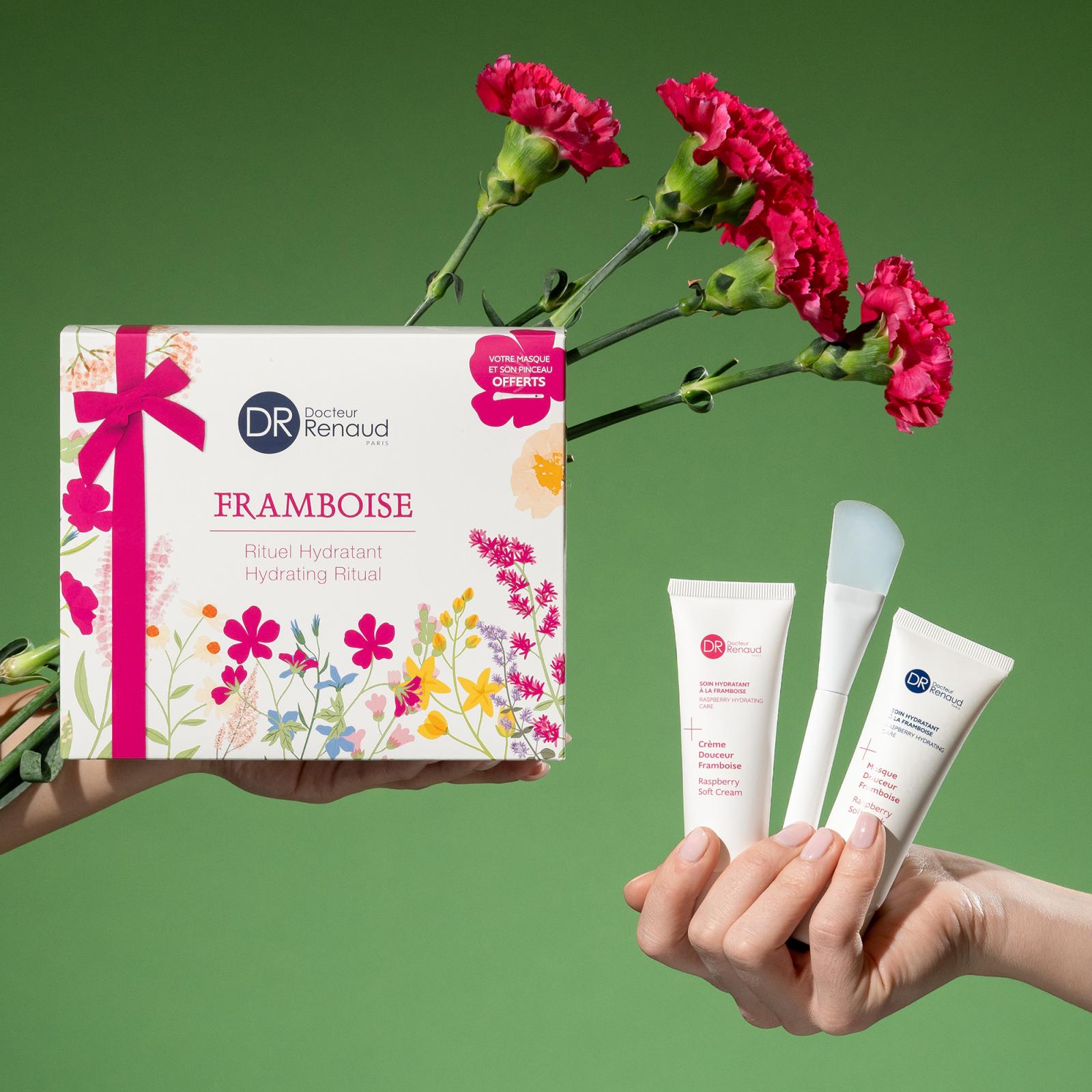 Gift set: Raspberry Face Cream and Moisturising Mask