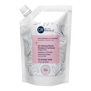Acqua Micellare Struccante al Lampone formato ricarica eco-friendly 400 ml