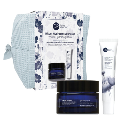 Pochette regalo Viso con Crema 50 ml e Siero 15 ml Booster Intensivo Idratante Pro-giovinezza