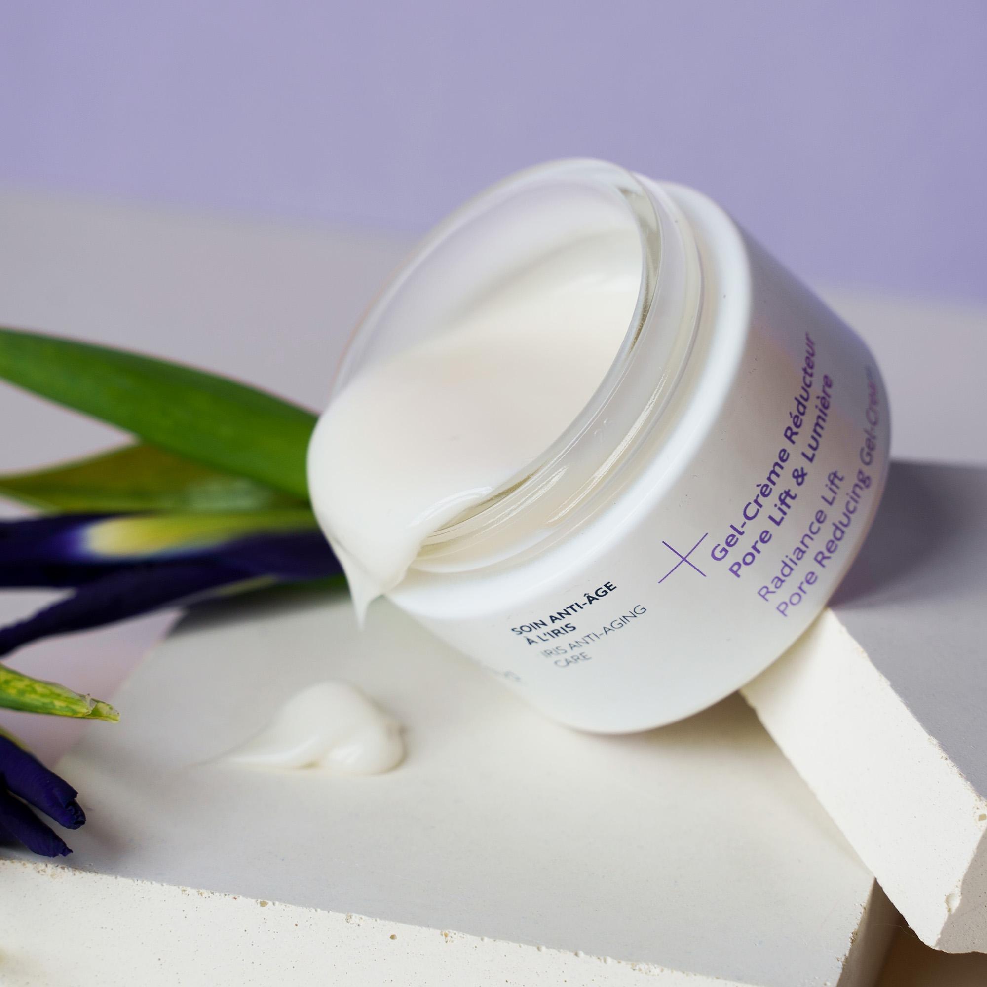 Gel-Crema para poros dilatados, lifting e iluminador con iris 50 ml