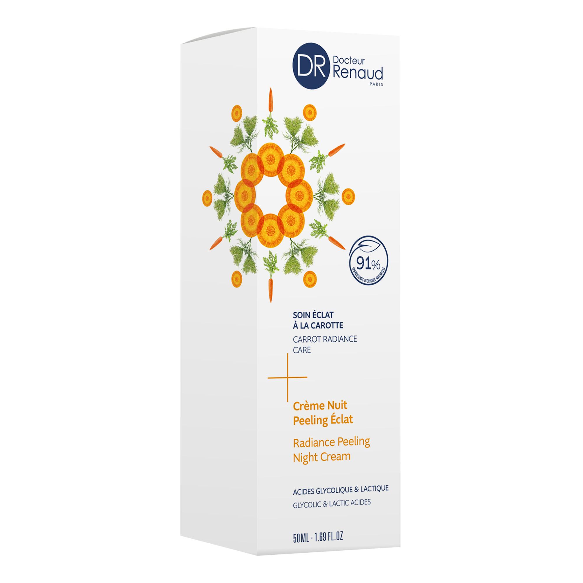 Crème de nuit illuminante à la carotte 50 ml