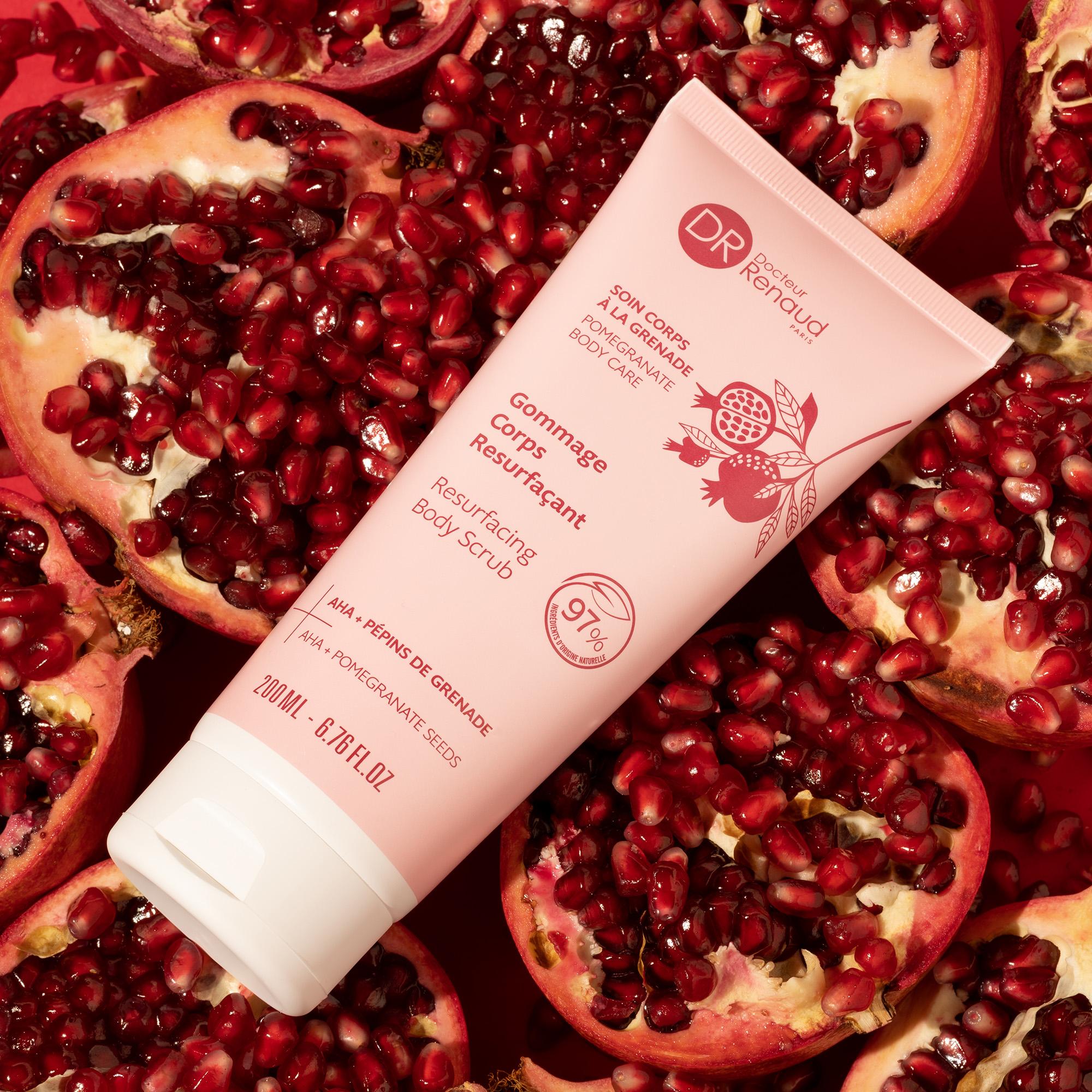 Exfoliante corporal reestructurante con granada 200 ml