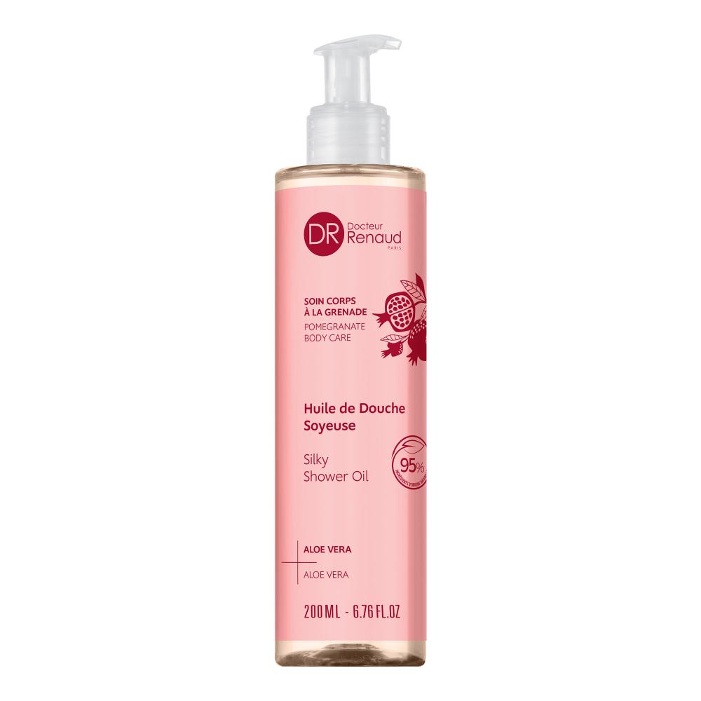 Moisturising shower oil with Aloe Vera and Pomegranate 200 ml