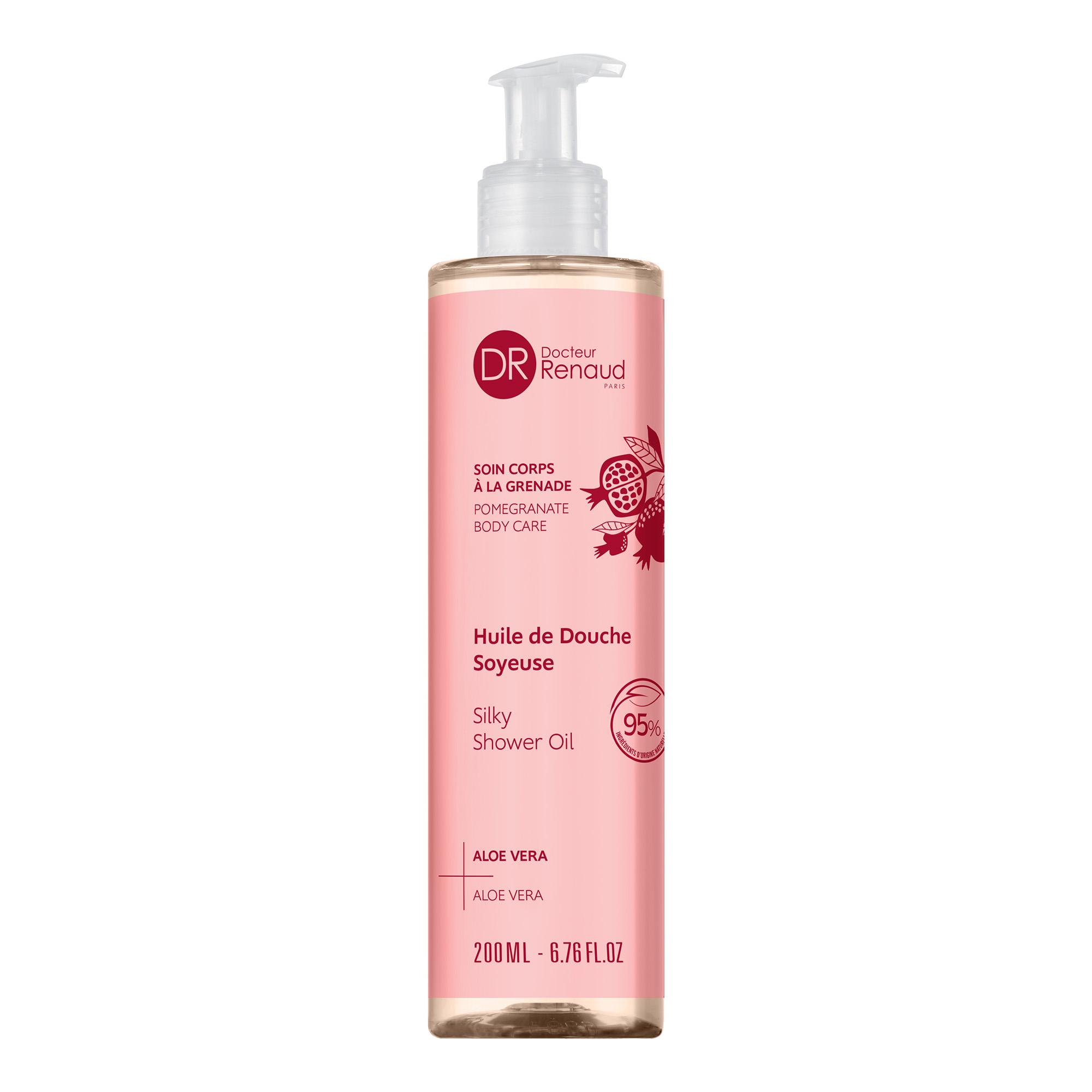Aceite de ducha hidratante con aloe vera y granada 200 ml