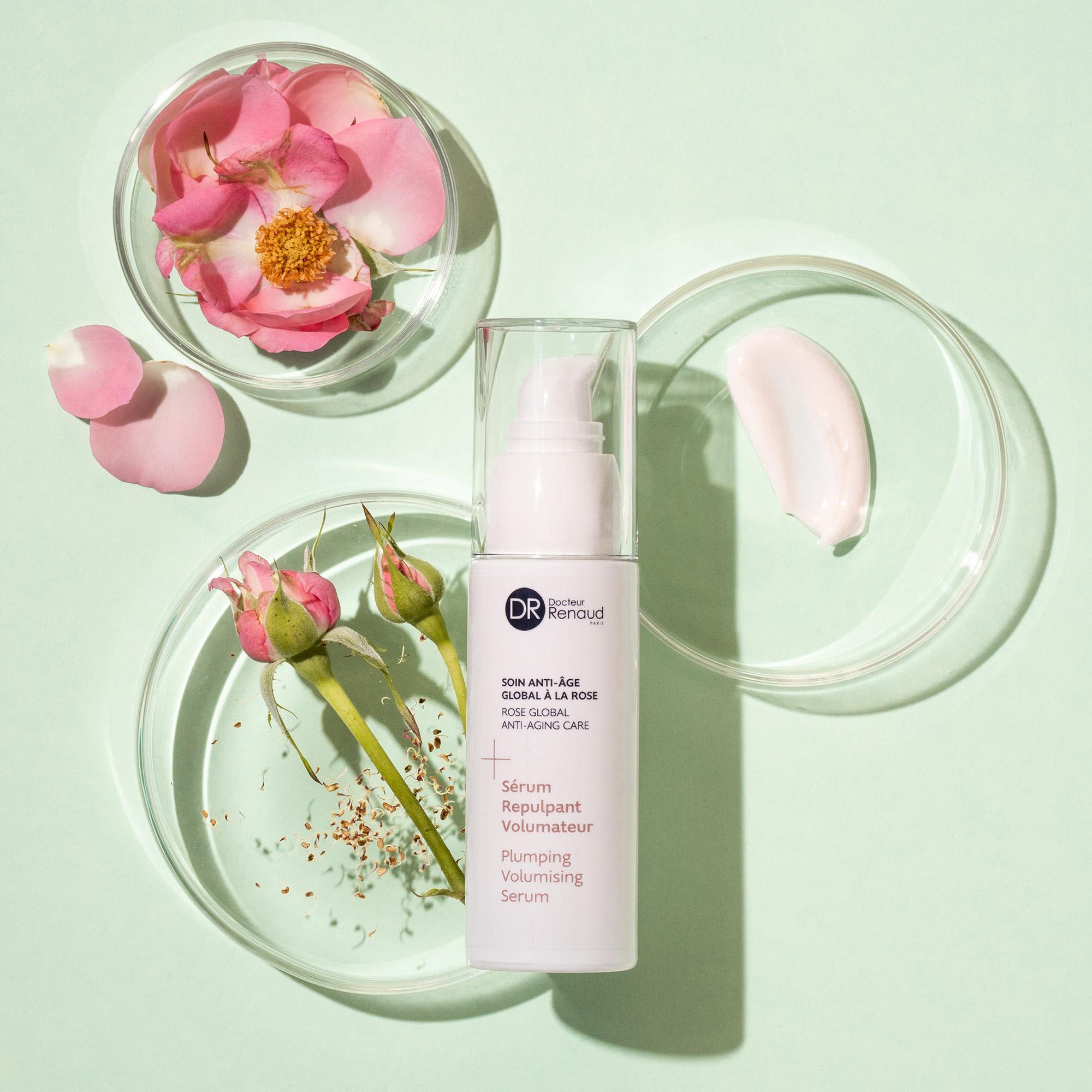 Suero voluminizador y rellenador con rosa 30 ml
