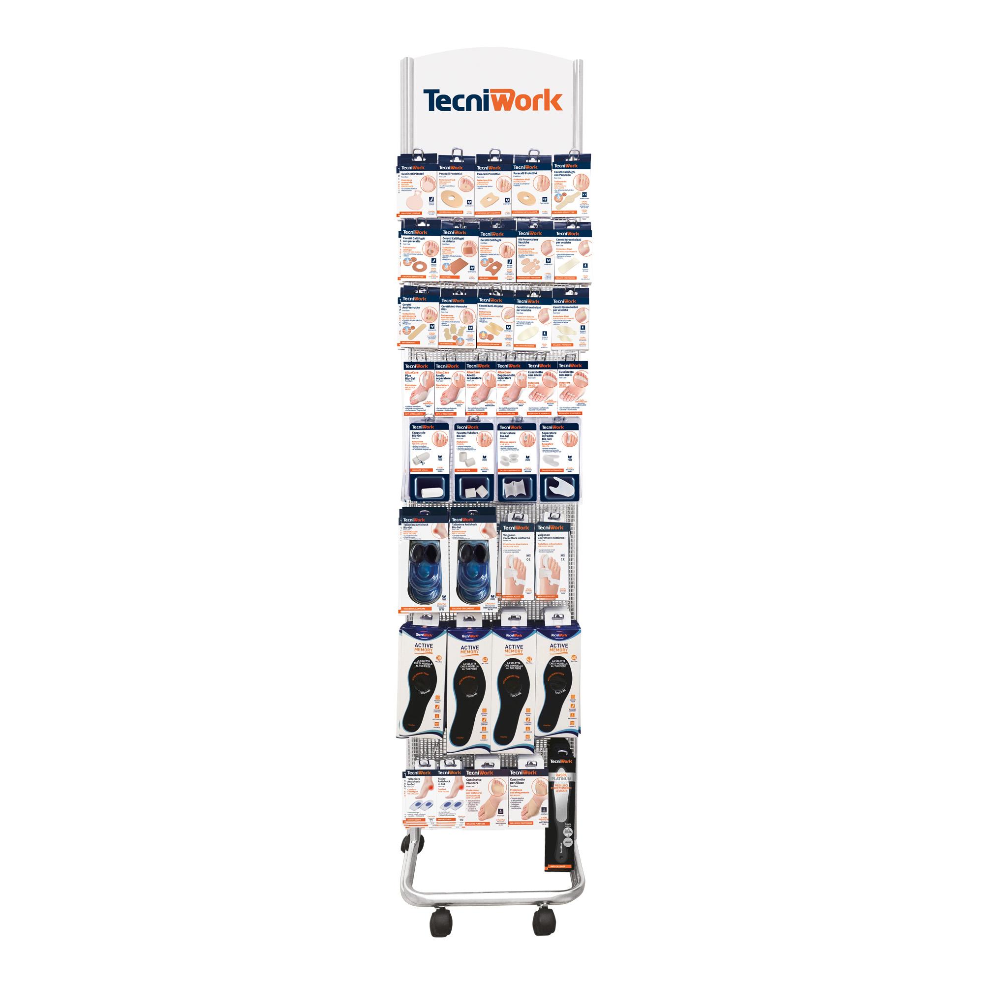 Protecciones, protectores, parches y plantillas para los pies Tower Expositor de suelo