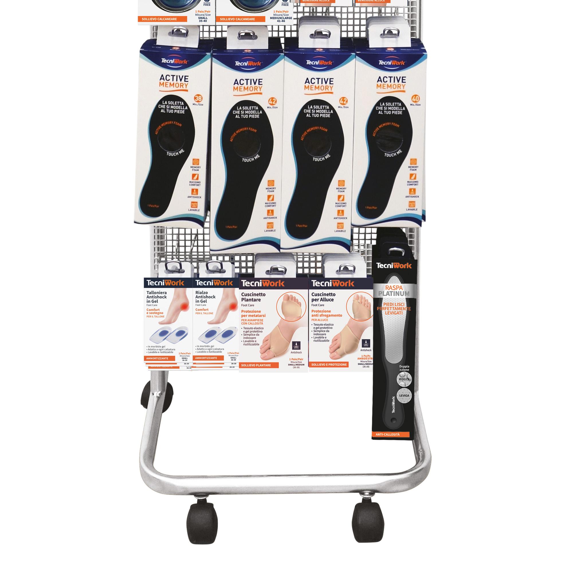Protecciones, protectores, parches y plantillas para los pies Tower Expositor de suelo