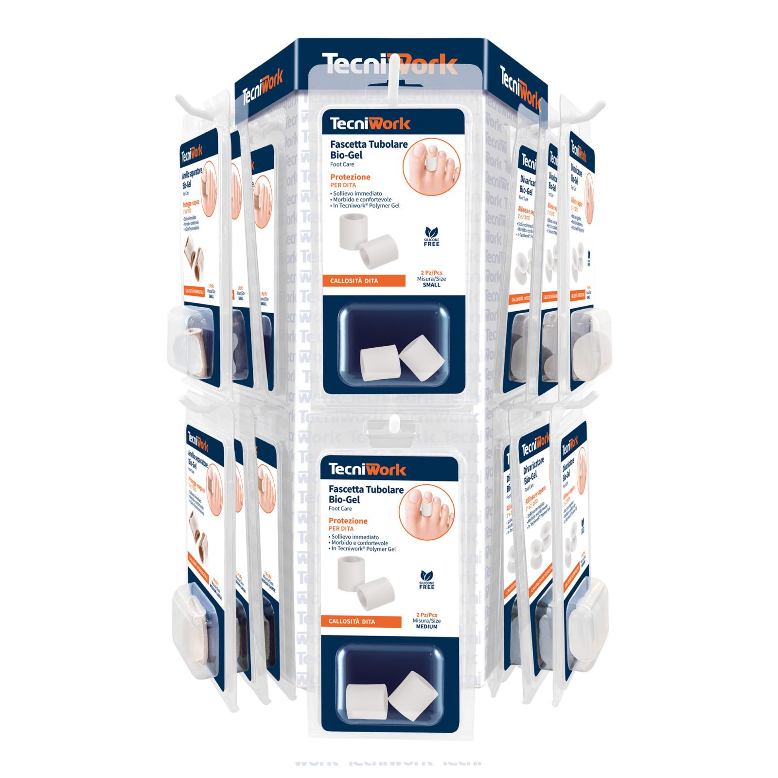 Protecteurs de pieds Bio-Gel in Tecniwork Polymer Gel Display 33 pcs