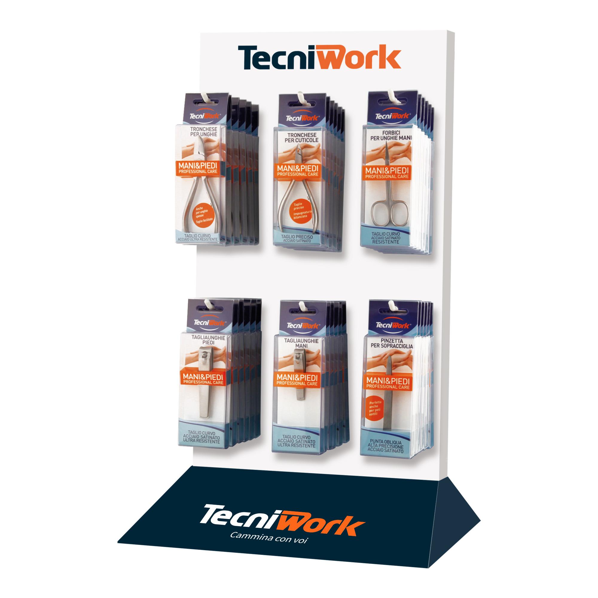 Instrumentos para manos y pies Professional Care Expositor de mostrador con 36 envases