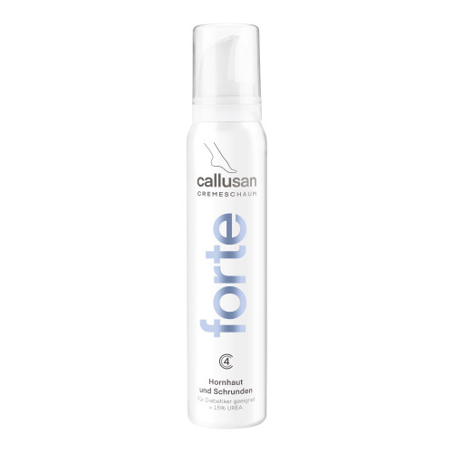 Callusan cremige Fuß- und Beinschäume 125 ml Karton-Display 12 Stück